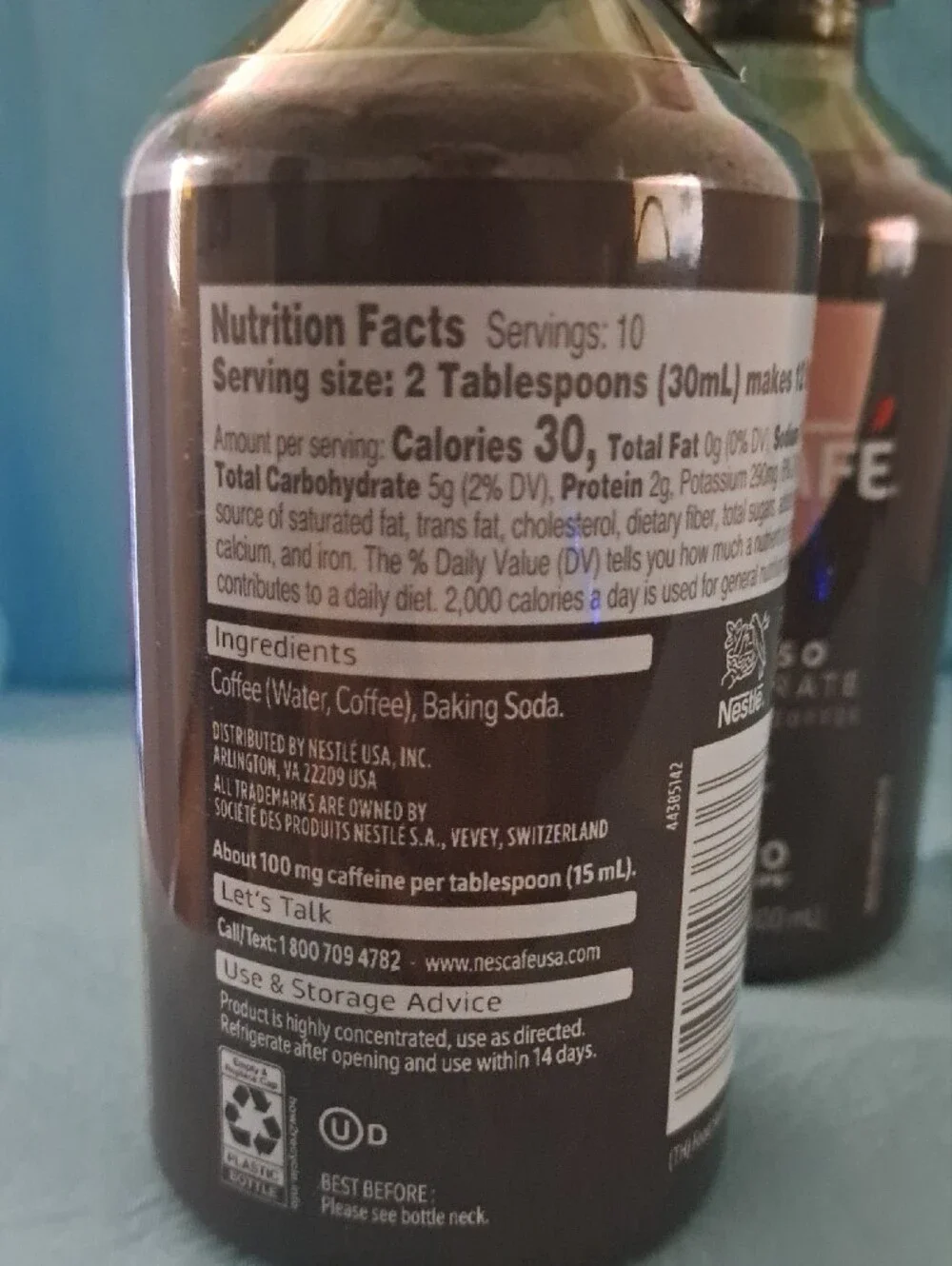 Black Espresso Concentrate Bottles - Black